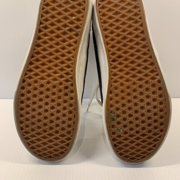 Vans X Skateboarder Magazine Mid Skool 77 Navy/Yellow Sneakers.  Mens US 9 - Picture 2 of 5